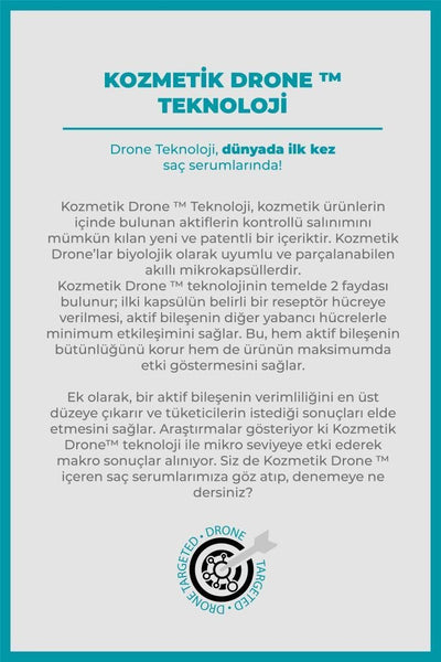 The Fair Drone-targeted Argan Kepek Karşıtı Vegan Saç Serumu %1 Hyalufiller Drone Argan 50 ml