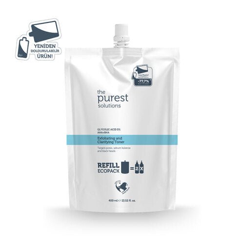 The Purest Solutions Exfoliating + Clarifying Toner 400 ml - Refill