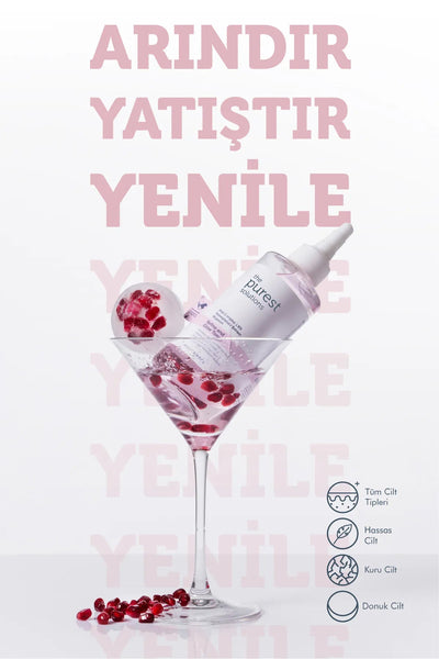 The Purest Solutions Hassas Ciltler İçin Arındırıcı ve Aydınlatıcı PHA Pembe Tonik 200ml