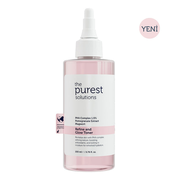 The Purest Solutions Hassas Ciltler İçin Arındırıcı ve Aydınlatıcı PHA Pembe Tonik