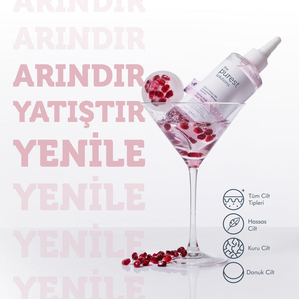 The Purest Solutions Hassas Ciltler İçin Arındırıcı ve Aydınlatıcı PHA Pembe Tonik