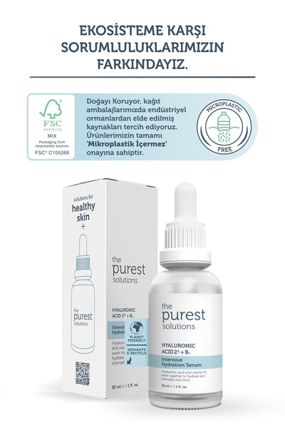 The Purest Solutions Hyaluronic Acid 2% + B5 Intensive Hydration Serum 30 ML