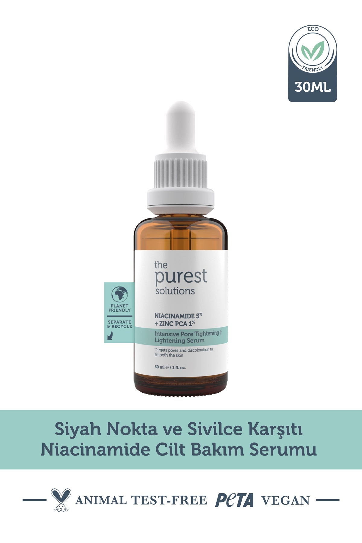 The Purest Solutions Niacinamide 5% + Zinc PCAIntensive Pore