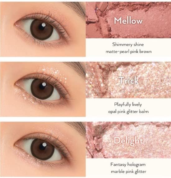 UNLEASHIA - Glitterpedia Eye Palette N'3 All Of Coral Pink