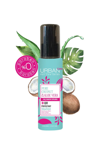 Urban Care Saf Hindistan Cevizi Yağı&Aloe Vera İçeren Renk Koruyucu Saç Serumu 75 ml