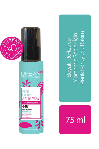 Urban Care Saf Hindistan Cevizi Yağı&Aloe Vera İçeren Renk Koruyucu Saç Serumu 75 ml