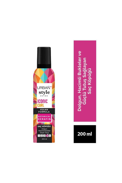 Urban Care Style Guide Iconic Curl Mousse 200 Ml - Vegan