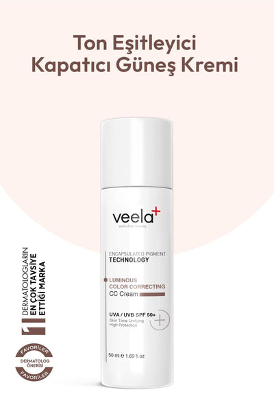 Veela Kapatıcı - Cilt Tonu Eşitleyici 50 Faktör Cc Krem Luminous Color Correctıng Cc Cream Spf 50
