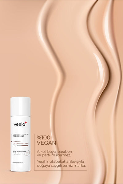 Veela Kapatıcı - Cilt Tonu Eşitleyici 50 Faktör Cc Krem Luminous Color Correctıng Cc Cream Spf 50