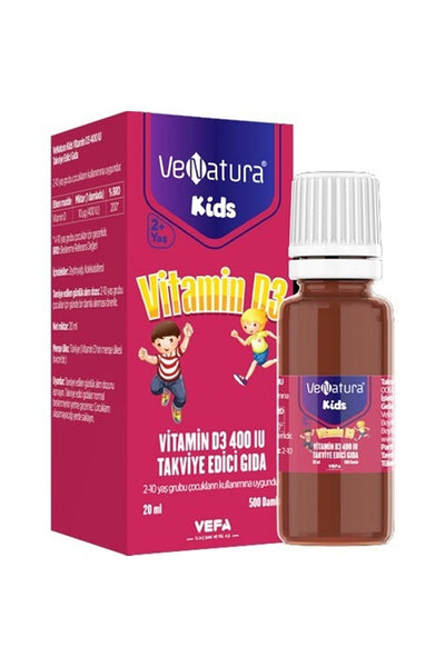 Venatura Kids Vitamin D3 400 IU