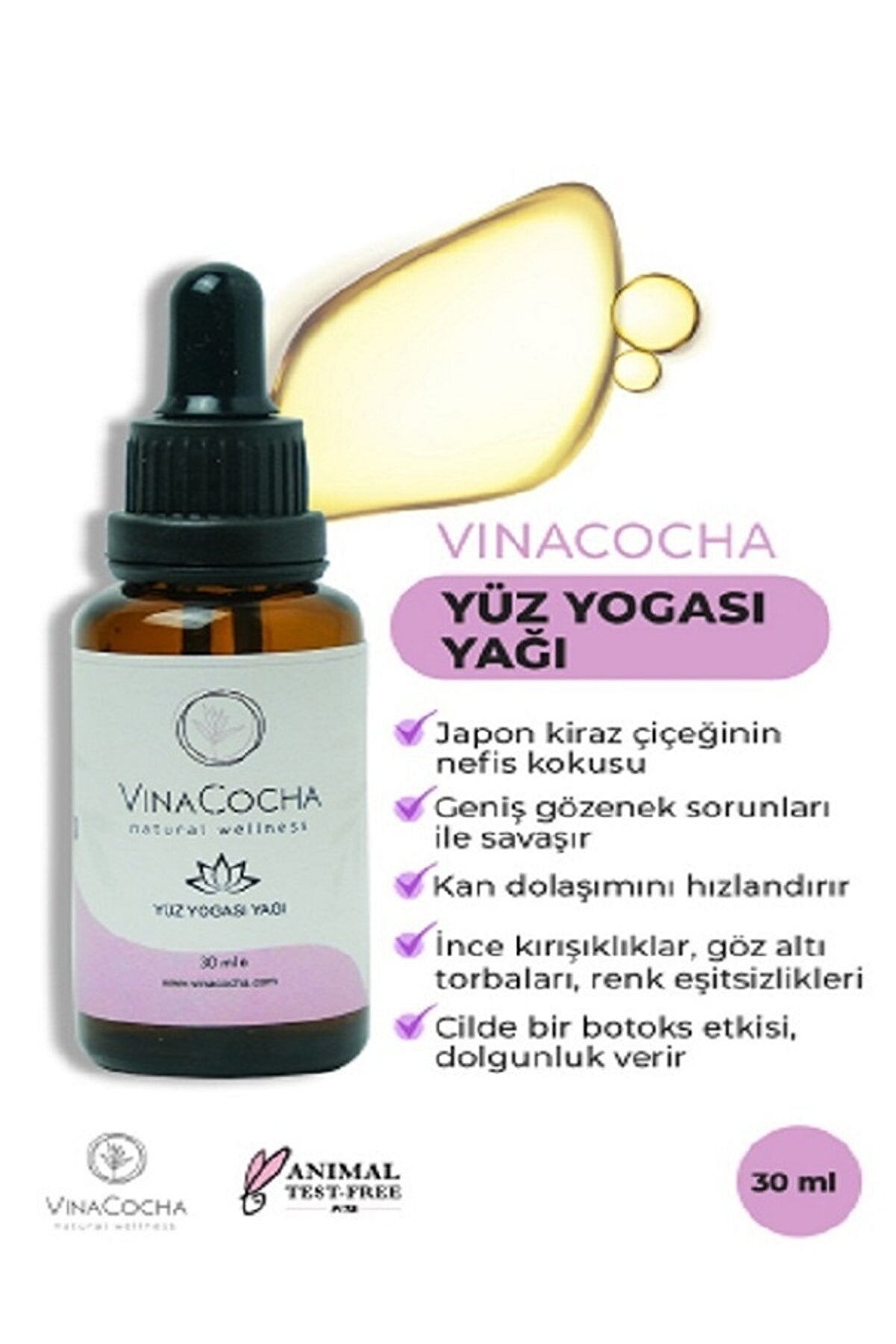 Vinacocha Yüz Yogası Yağı 30 ml | Flavus