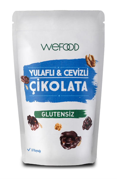 Wefood Glutensiz Yulaflı & Cevizli Çikolata 40 gr