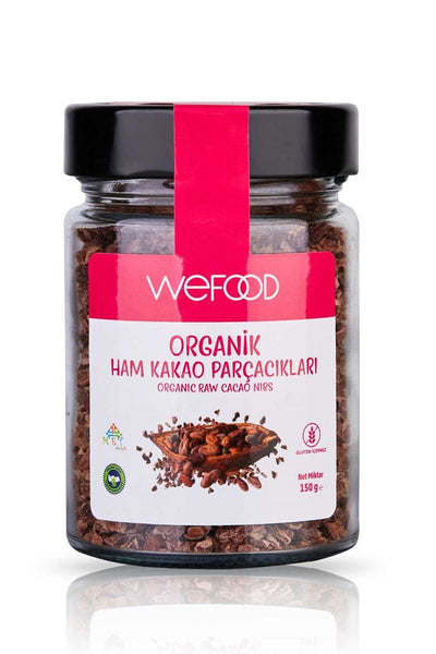 Wefood Organik Ham Kakao Parçacıkları 150 gr (Kakao Nibs)