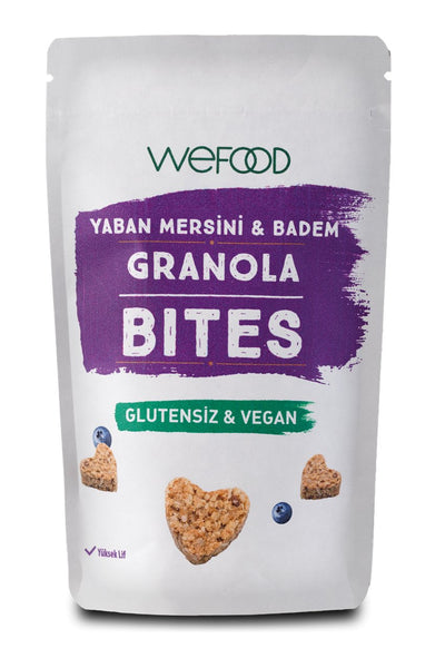 Wefood Yaban Mersini & Badem Granola Bites 40 gr