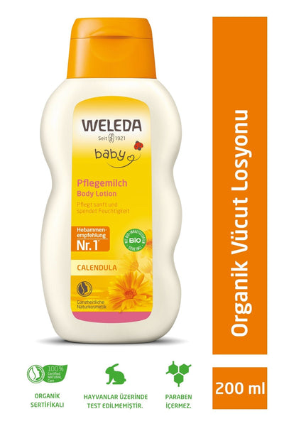 Weleda Calendula Organik Nemlendirici Vücut Losyonu 200ml