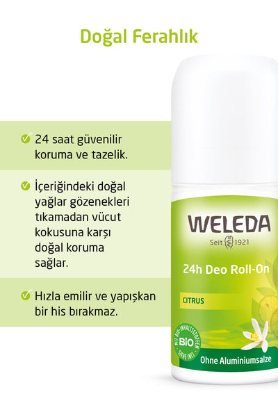 Weleda Limon Özlü Doğal Roll-On Deodorant 50ml