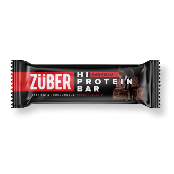 Züber Kakaolu Hi-Protein Bar (Yüksek Protein) 45gr
