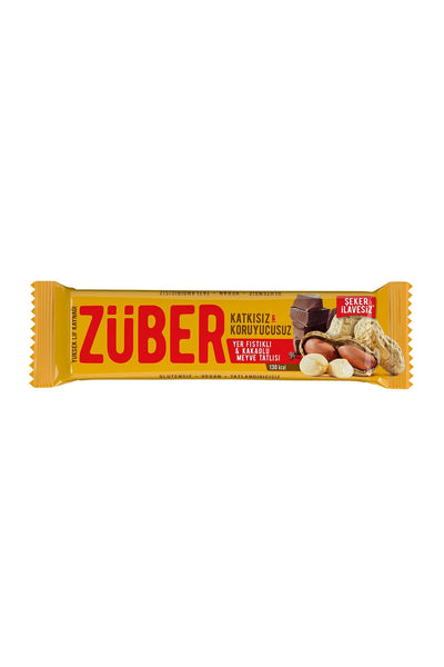 Züber Yer Fıstıklı ve Kakaolu Meyve Tatlısı 40Gr