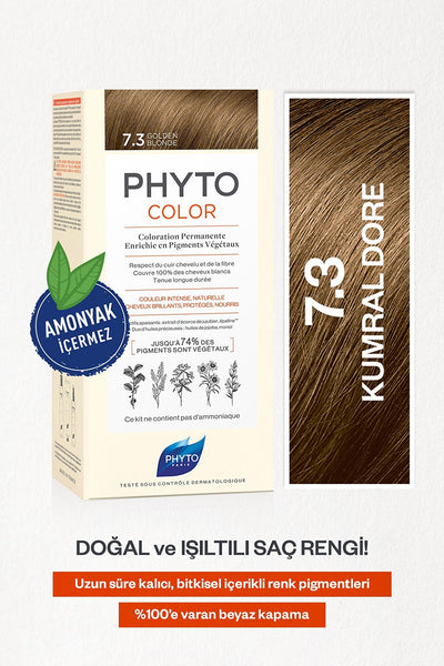 Phyto Phytocolor 7.3 Kumral Dore Amonyaksız Kalıcı Bitkisel Saç Boyası